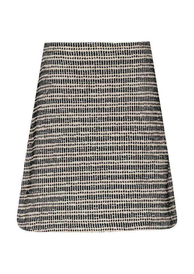 s.Oliver Minirock - Minirock aus Jacquard – eleganter Rock mit seitlichem Reißver von s.Oliver