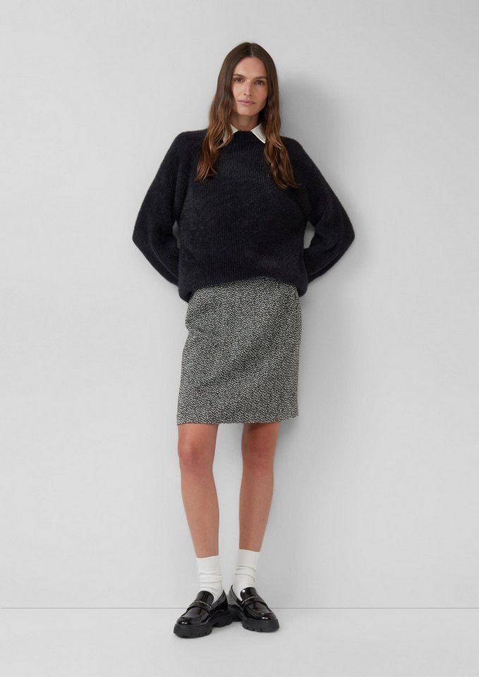 s.Oliver Minirock Rock Kurzer Bouclé-Rock von s.Oliver