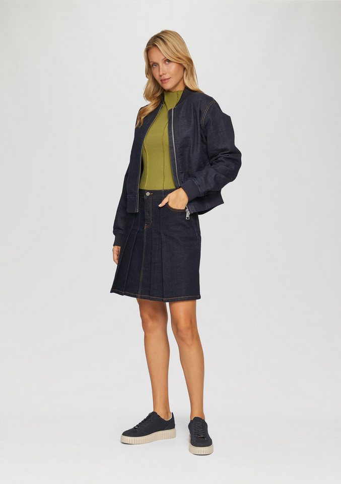 s.Oliver Minirock Rock Kurzer Faltenrock aus Denim von s.Oliver