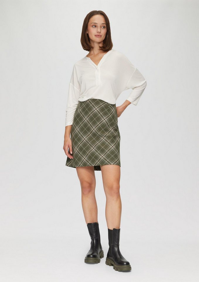 s.Oliver Minirock Rock Kurzer Rock mit Web-Karo von s.Oliver