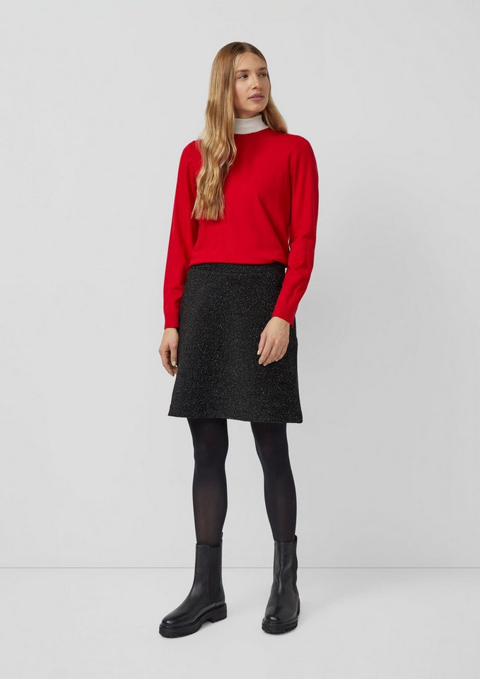 s.Oliver Minirock Rock Kurzer elastischer Rock mit Glitzergarn von s.Oliver