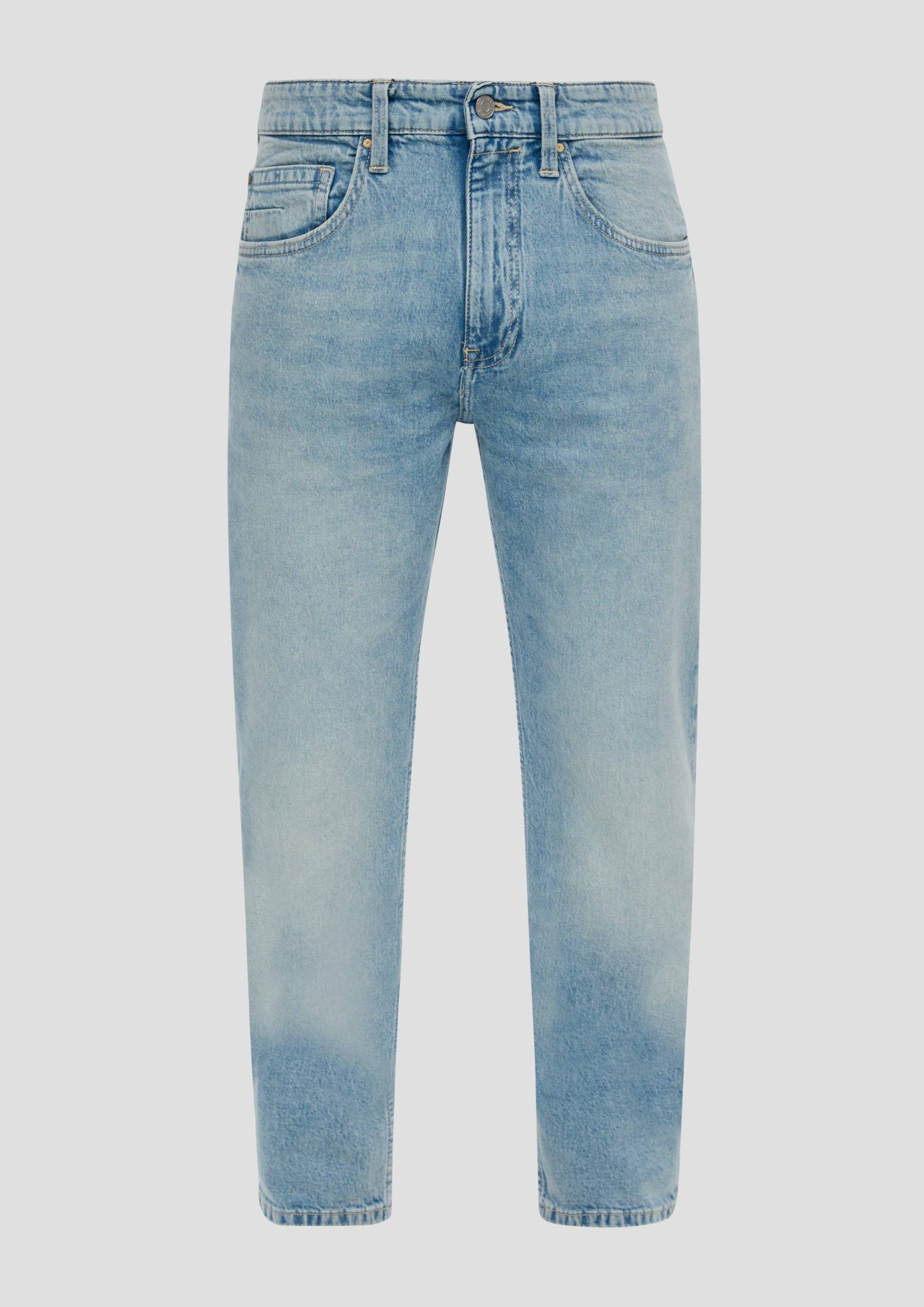 s.Oliver - Jeans Mauro / Regular Fit / High Rise / Tapered Leg, Herren, blau von s.Oliver