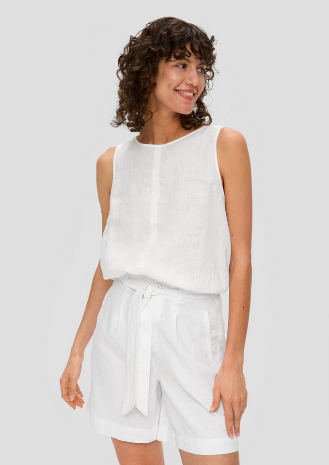 s.Oliver Muscleshirt Bluse Blusenshirt mit Rückenausschnitt von s.Oliver