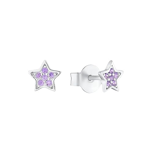 s.Oliver Ohrstecker 925 Sterling Silber Mädchen Kinder Ohrschmuck, mit Zirkonia synth., 0,5 cm, Silber, Stern, Kommt in Schmuck Geschenk Box, 2036827 s.Oliver Ohrstecker 925 Sterling Silber Mädchen Kinder Ohrschmuck, mit Zirkonia synth., 0,5 cm, Silber, Stern, Kommt in Schmuck Geschenk Box, 2036827 von s.Oliver