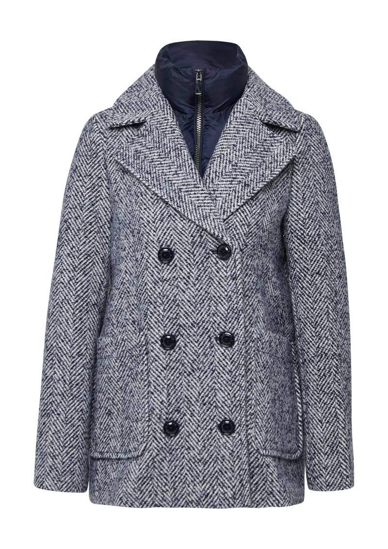 s.Oliver - Outdoor-Jacke blau|weiß - Gr. - 46 von s.Oliver