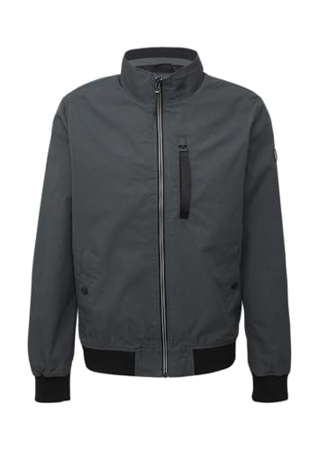 s.Oliver Outdoor-Jacke mit Stehkragen und Kontrast-Details schiefergrau XL von s.Oliver