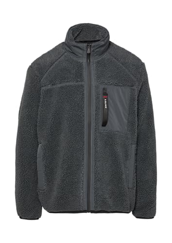 s.Oliver Outdoor-Jacke mit warmem Teddy-Plüsch schiefergrau M von s.Oliver