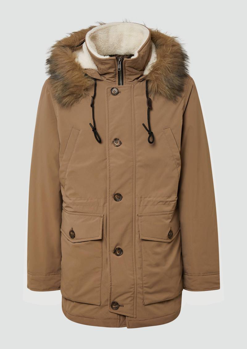 s.Oliver - Parka mit Tunnelzug und Kapuze,  , braun von s.Oliver