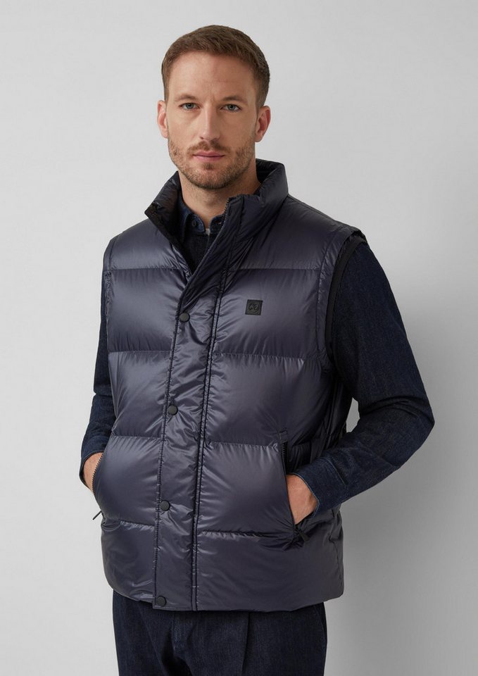 s.Oliver Outdoorjacke Outdoor-Weste Edle Steppweste mit recycelter Daune von s.Oliver
