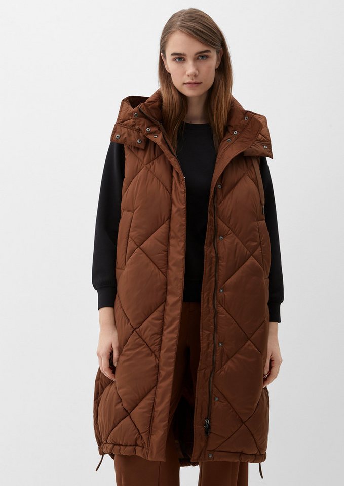 s.Oliver Outdoorjacke Outdoor-Weste Gesteppte Longweste von s.Oliver
