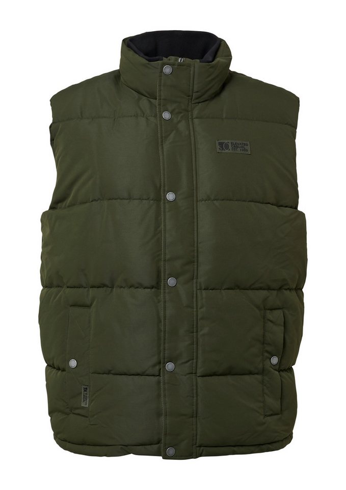 s.Oliver Outdoorjacke Outdoor-Weste Sportive Steppweste mit Logo-Details von s.Oliver