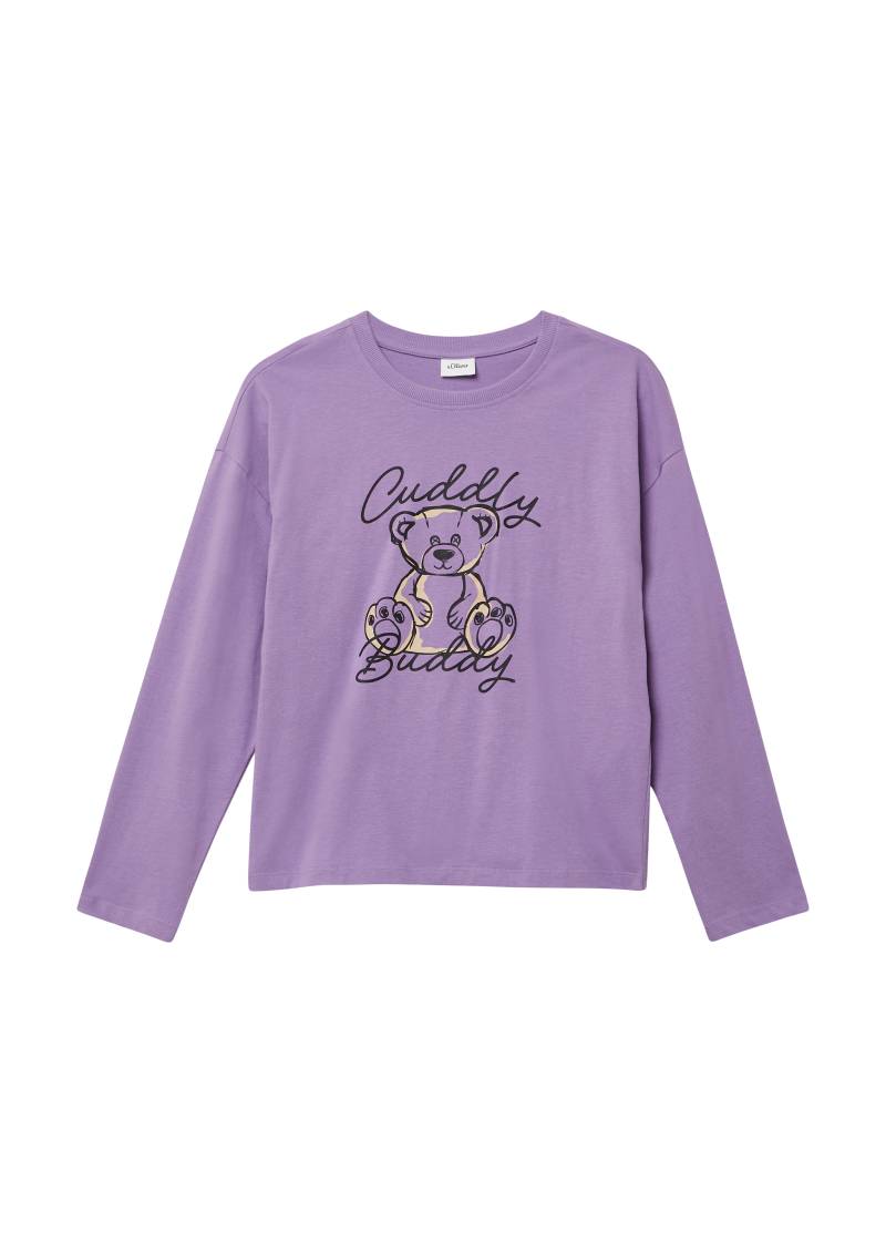 s.Oliver - Oversize Longsleeve mit Frontprint, Mädchen, lila s.Oliver - Oversize Longsleeve mit Frontprint, Mädchen, lila von s.Oliver