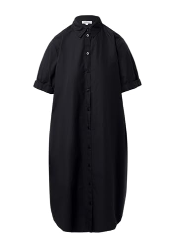 s.Oliver Oversized Blusenkleid mit Smok-Detail schwarz 42 von s.Oliver