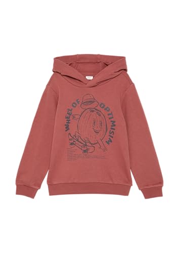 s.Oliver Oversized Hoodie mit Frontprint rubinrot 92/98 von s.Oliver