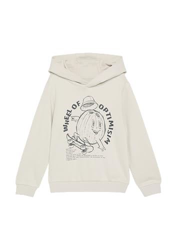 s.Oliver Oversized Hoodie mit Frontprint wollweiß 128/134 von s.Oliver