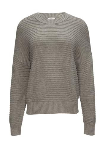 s.Oliver Oversized Strickpullover mit Strukturdetails Hellbraun 46 von s.Oliver