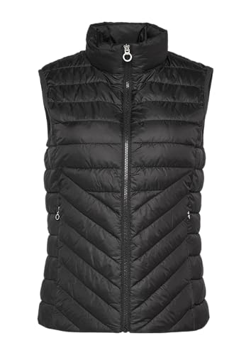 s.Oliver Packbare leichte Steppweste mit Stehkragen schwarz 36 von s.Oliver