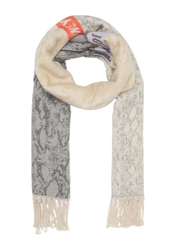 s.Oliver Patchwork-Schal mit Fransen beige 1 von s.Oliver