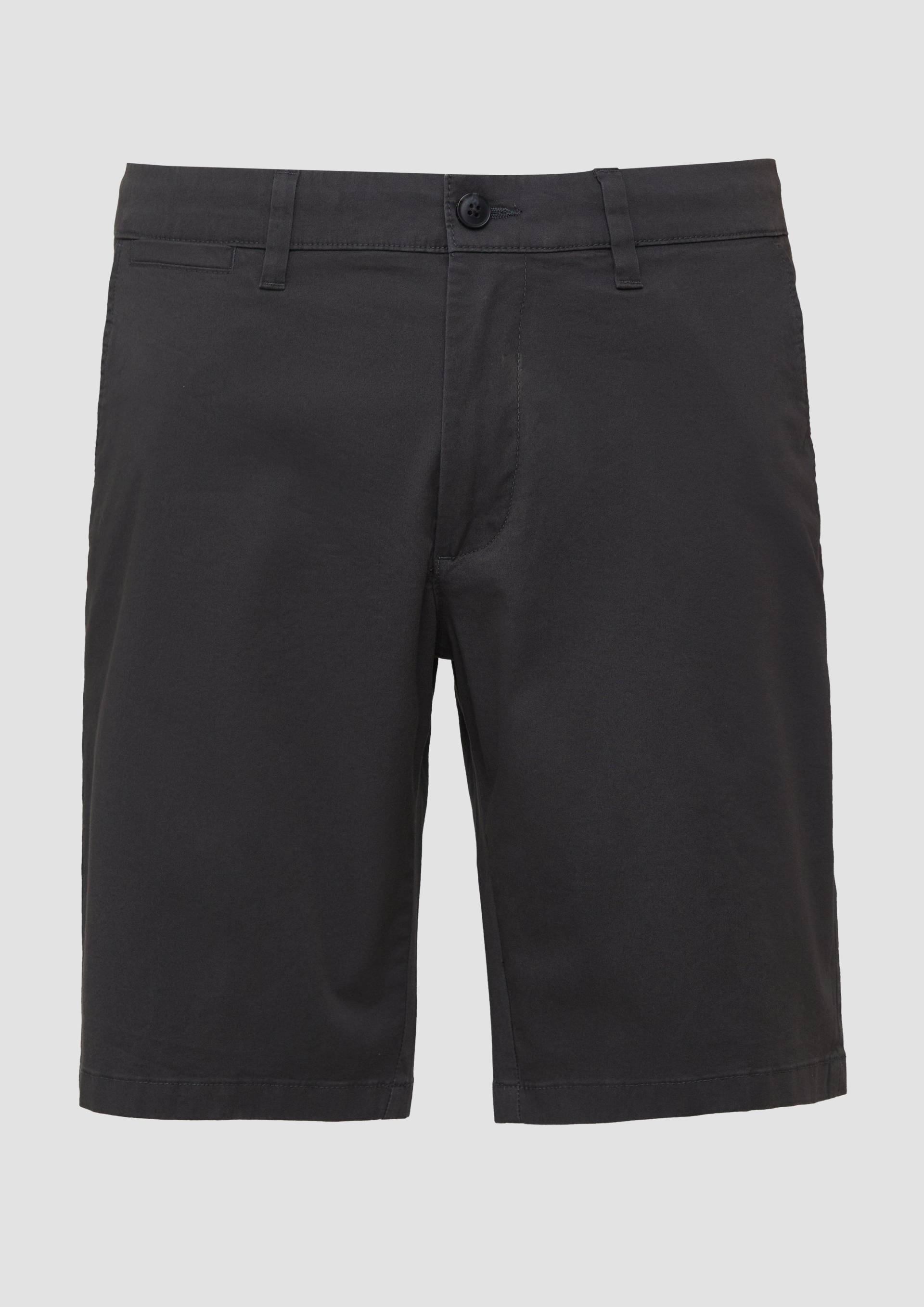 s.Oliver - Phoenix: Chino-Shorts aus Baumwollstretch, Herren, grau von s.Oliver