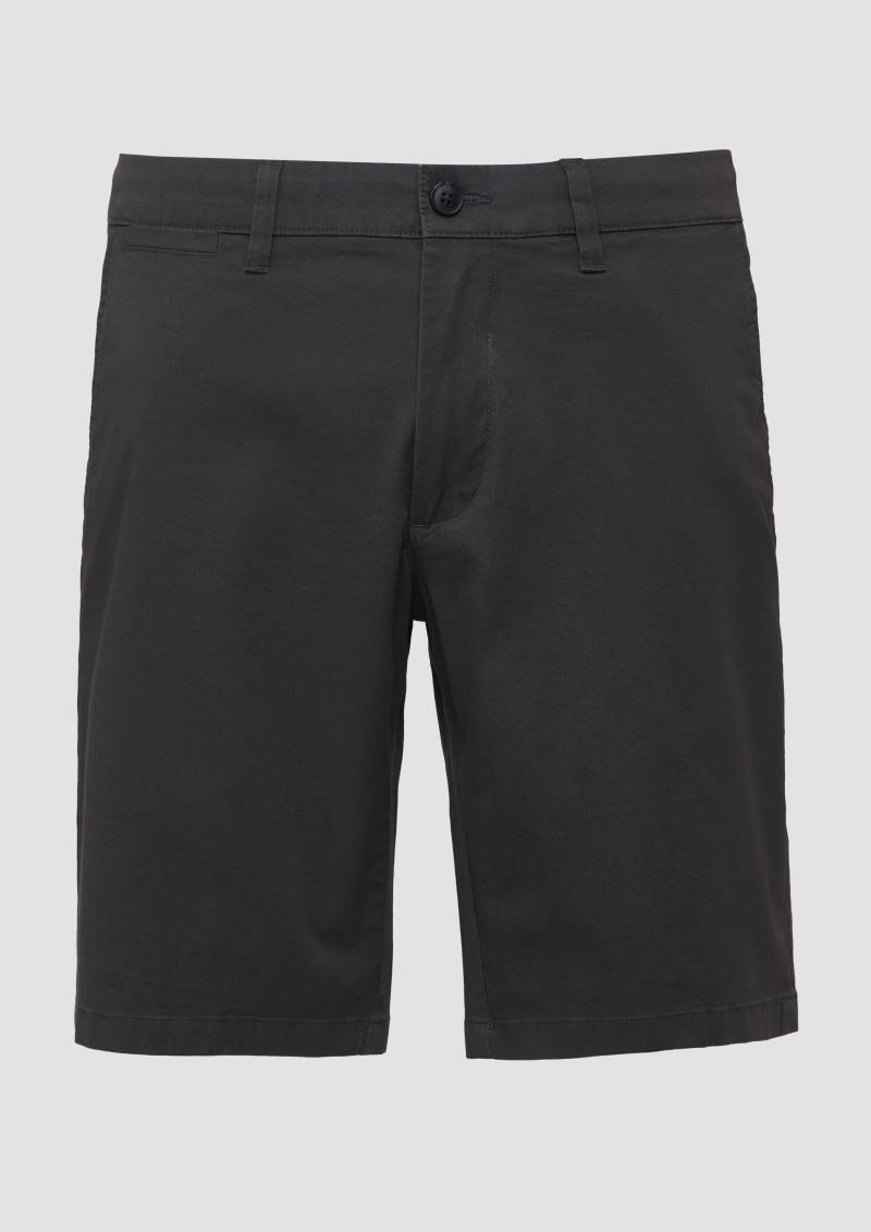 s.Oliver - Phoenix: Chino-Shorts aus Baumwollstretch, Herren, grau von s.Oliver