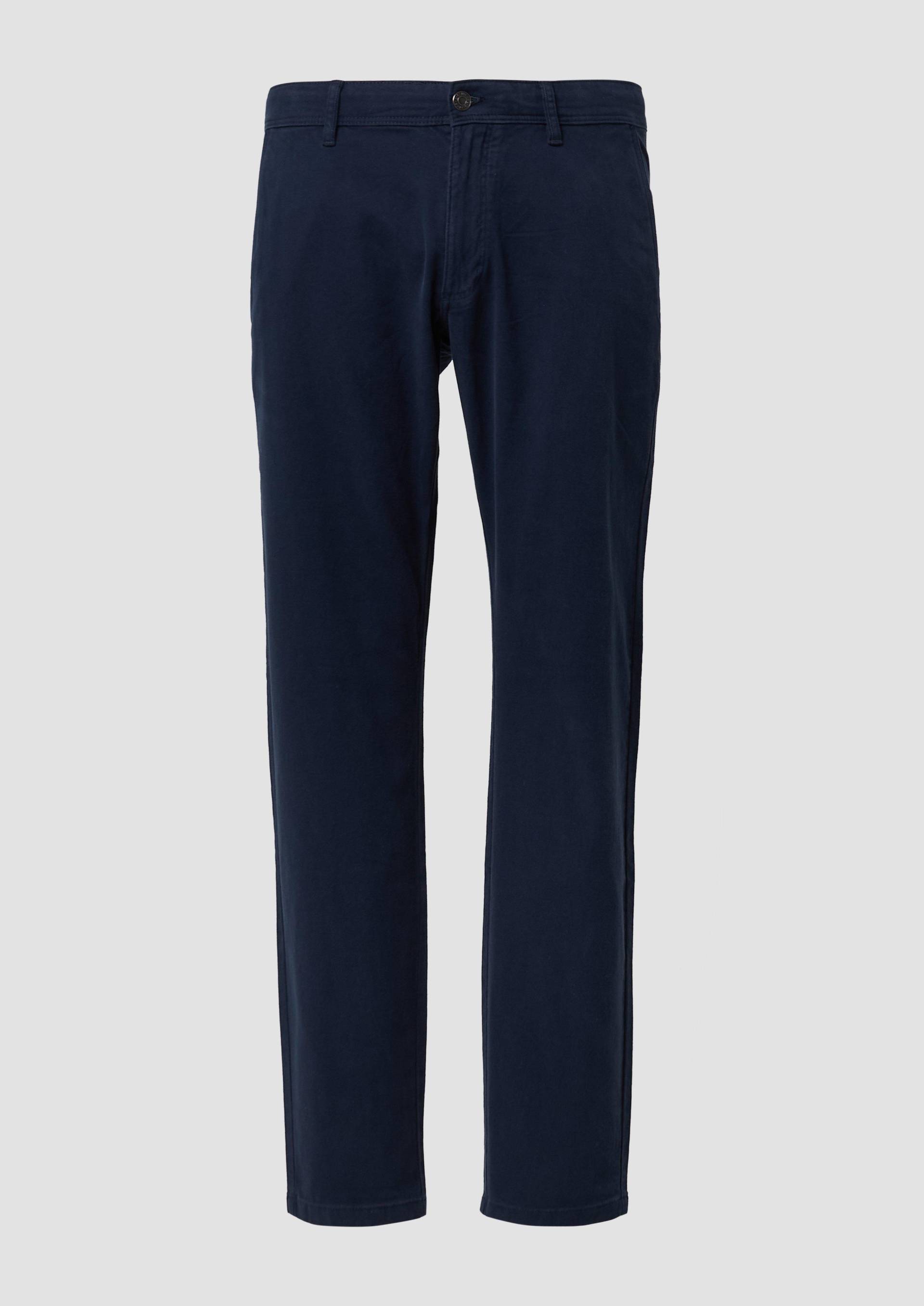 s.Oliver - Phoenix: Strukturierte Chino im Regular Fit, Herren, blau von s.Oliver