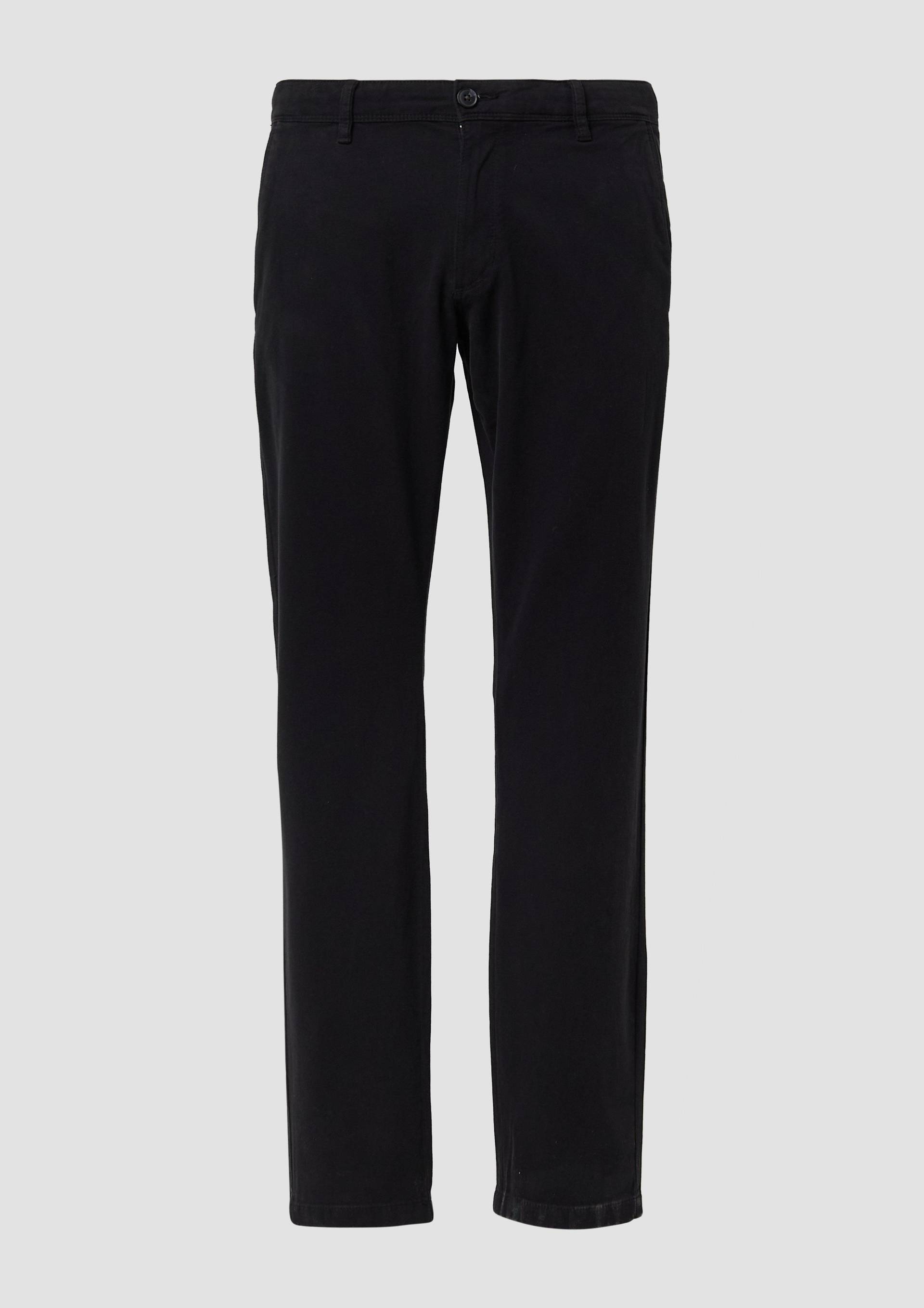 s.Oliver - Phoenix: Strukturierte Chino im Regular Fit, Herren, schwarz von s.Oliver
