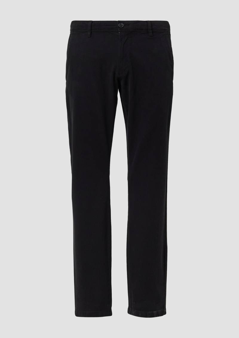 s.Oliver - Phoenix: Strukturierte Chino im Regular Fit, Herren, schwarz von s.Oliver