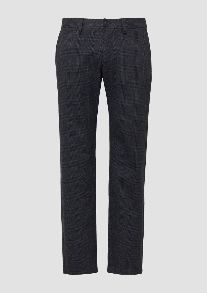 s.Oliver - Phoenix: Strukturierte Chino aus Baumwollstretch, Herren, grau von s.Oliver