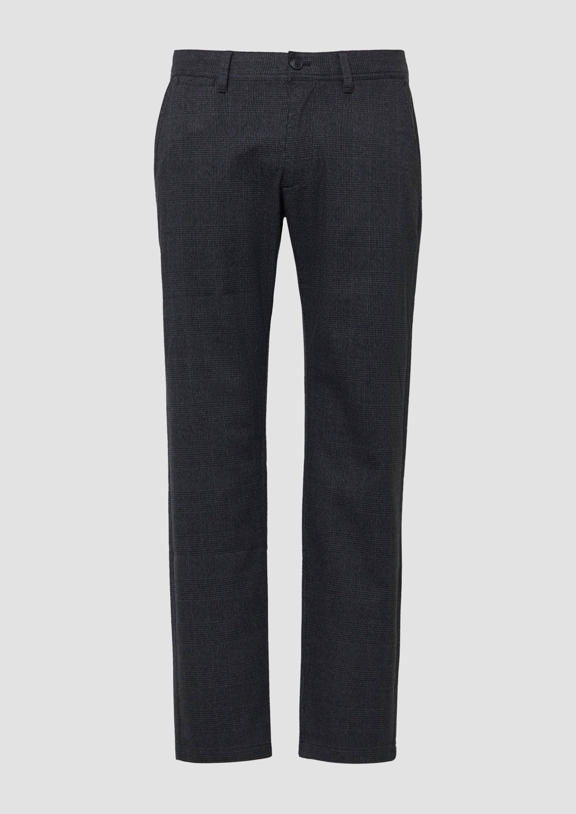 s.Oliver - Phoenix: Strukturierte Chino aus Baumwollstretch, Herren, grau von s.Oliver