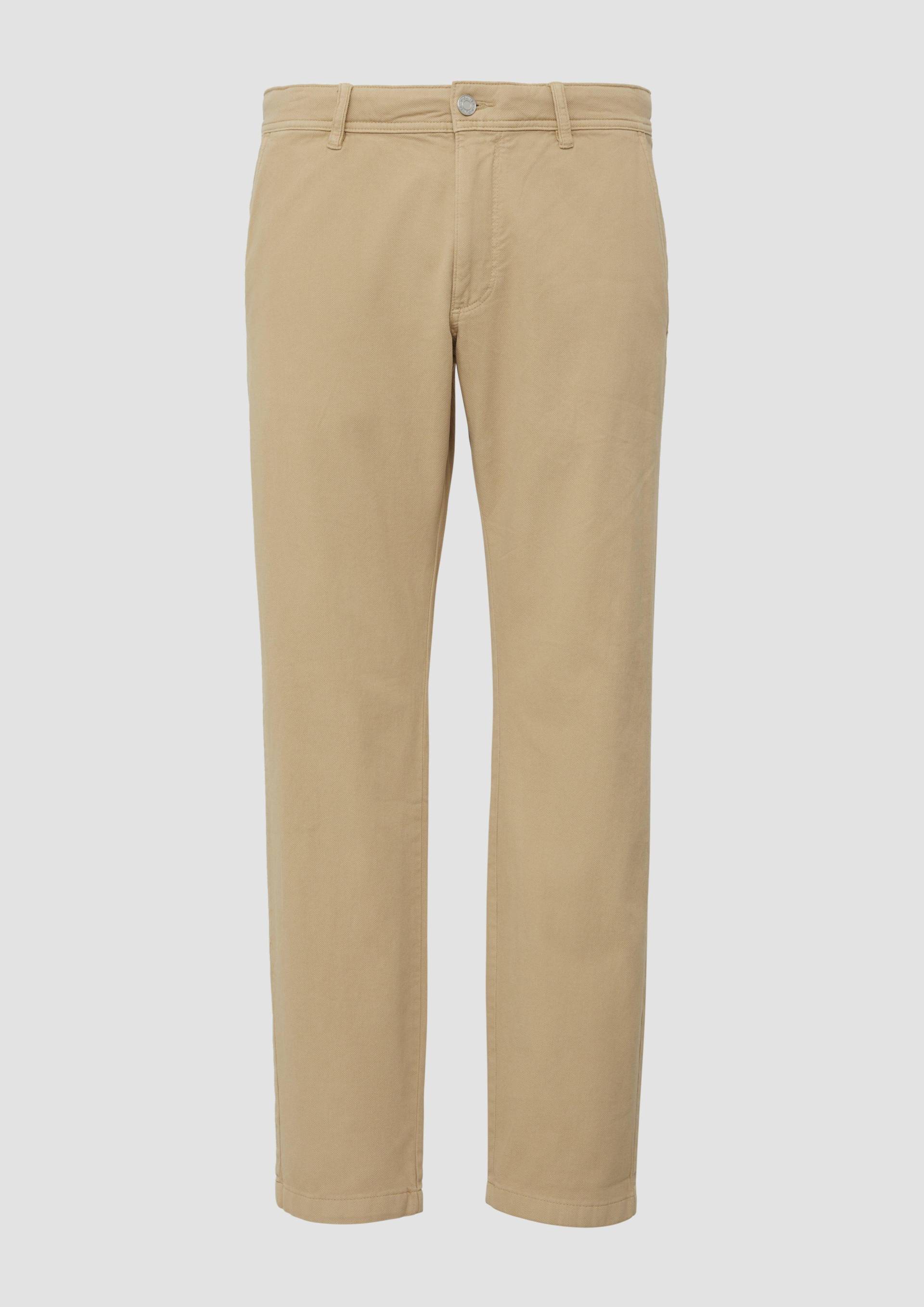 s.Oliver - Phoenix: Strukturierte Chino im Regular Fit, Herren, Beige von s.Oliver