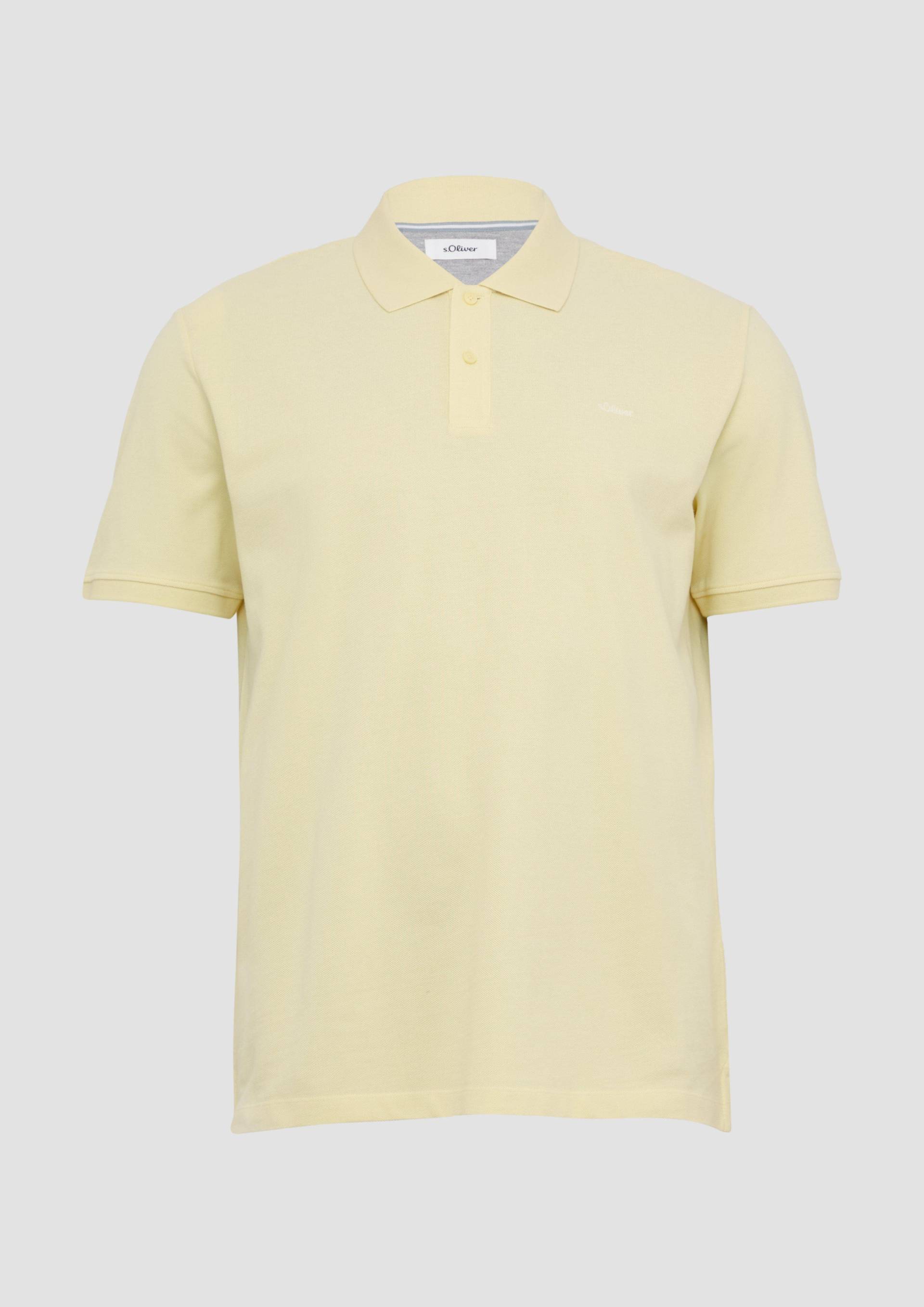 s.Oliver - Poloshirt aus Baumwollpiqué, Herren, gelb von s.Oliver