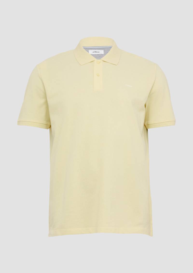 s.Oliver - Poloshirt aus Baumwollpiqué, Herren, gelb von s.Oliver