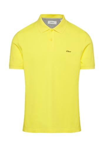 s.Oliver Poloshirt aus Baumwollpiqué Zitrone 3XL von s.Oliver