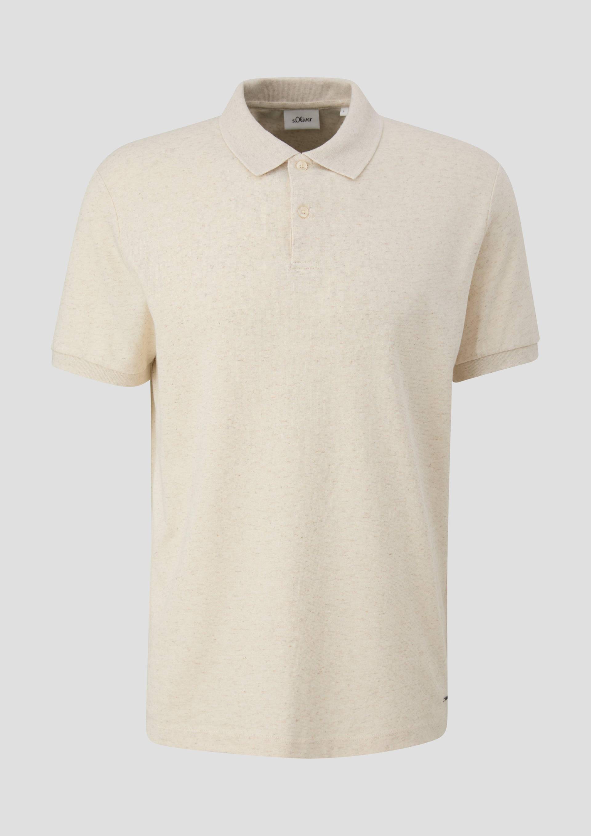 s.Oliver - Poloshirt aus Viskosemix, Herren, braun von s.Oliver