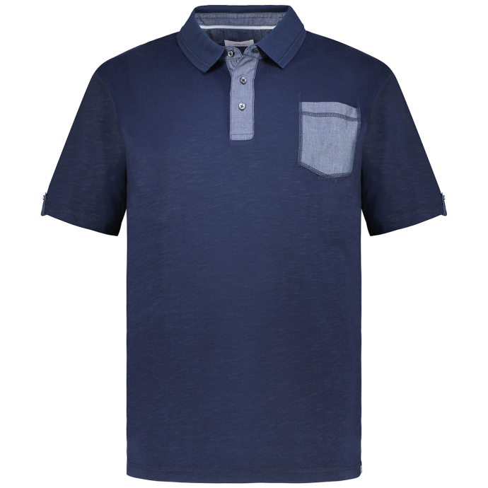 s.Oliver Poloshirt im Materialmix von s.Oliver