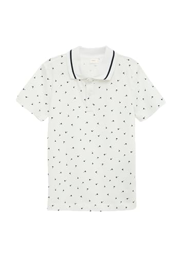 s.Oliver Poloshirt mit All-Over-Print weiß 128/134 s.Oliver Poloshirt mit All-Over-Print weiß 128/134 von s.Oliver