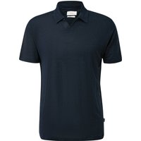 s.Oliver Poloshirt mit V-Ausschnitt aus einem Leinenmix von s.Oliver