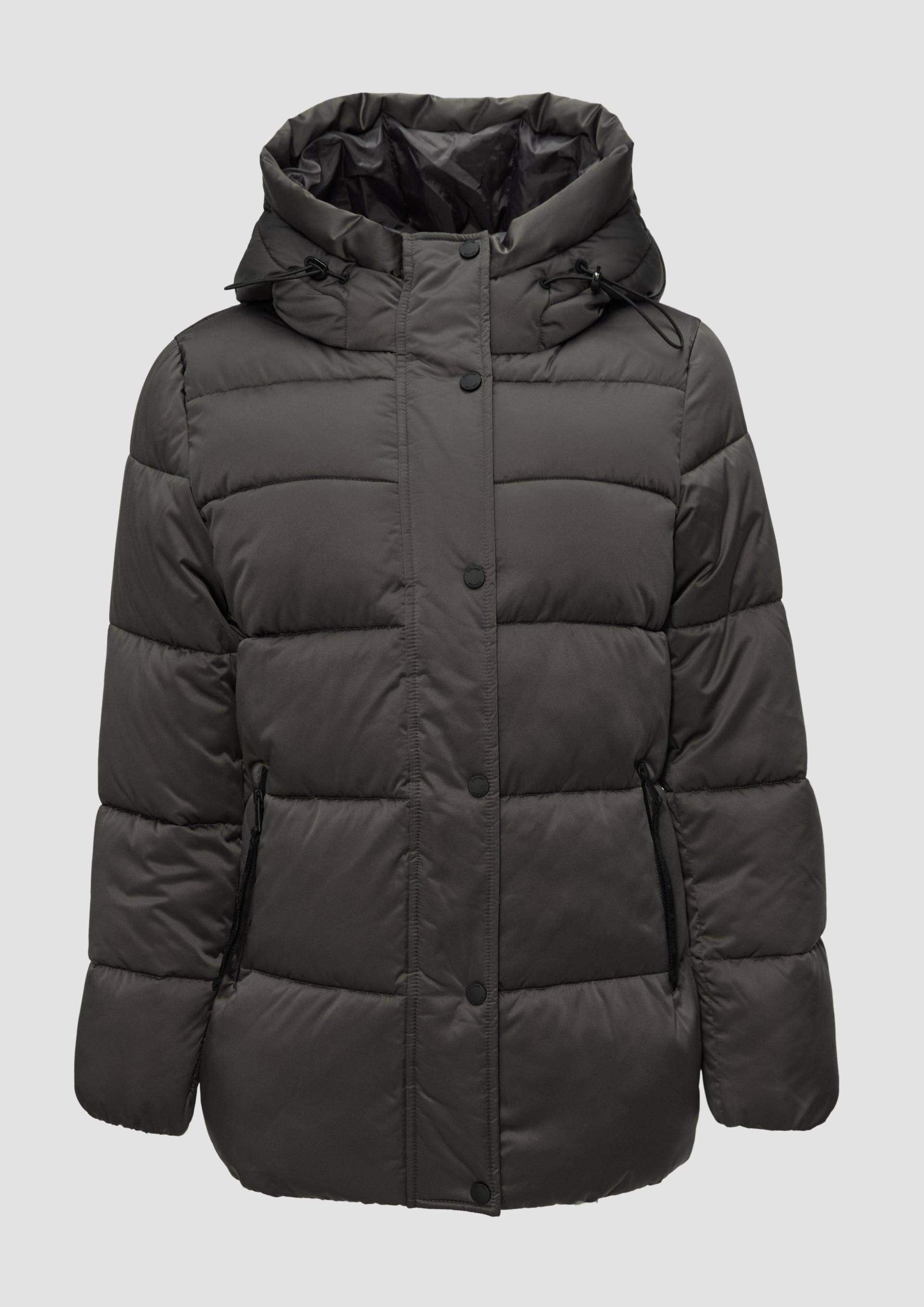 s.Oliver - Pufferjacke in Satin-Optik, Damen, grau s.Oliver - Pufferjacke in Satin-Optik, Damen, grau von s.Oliver
