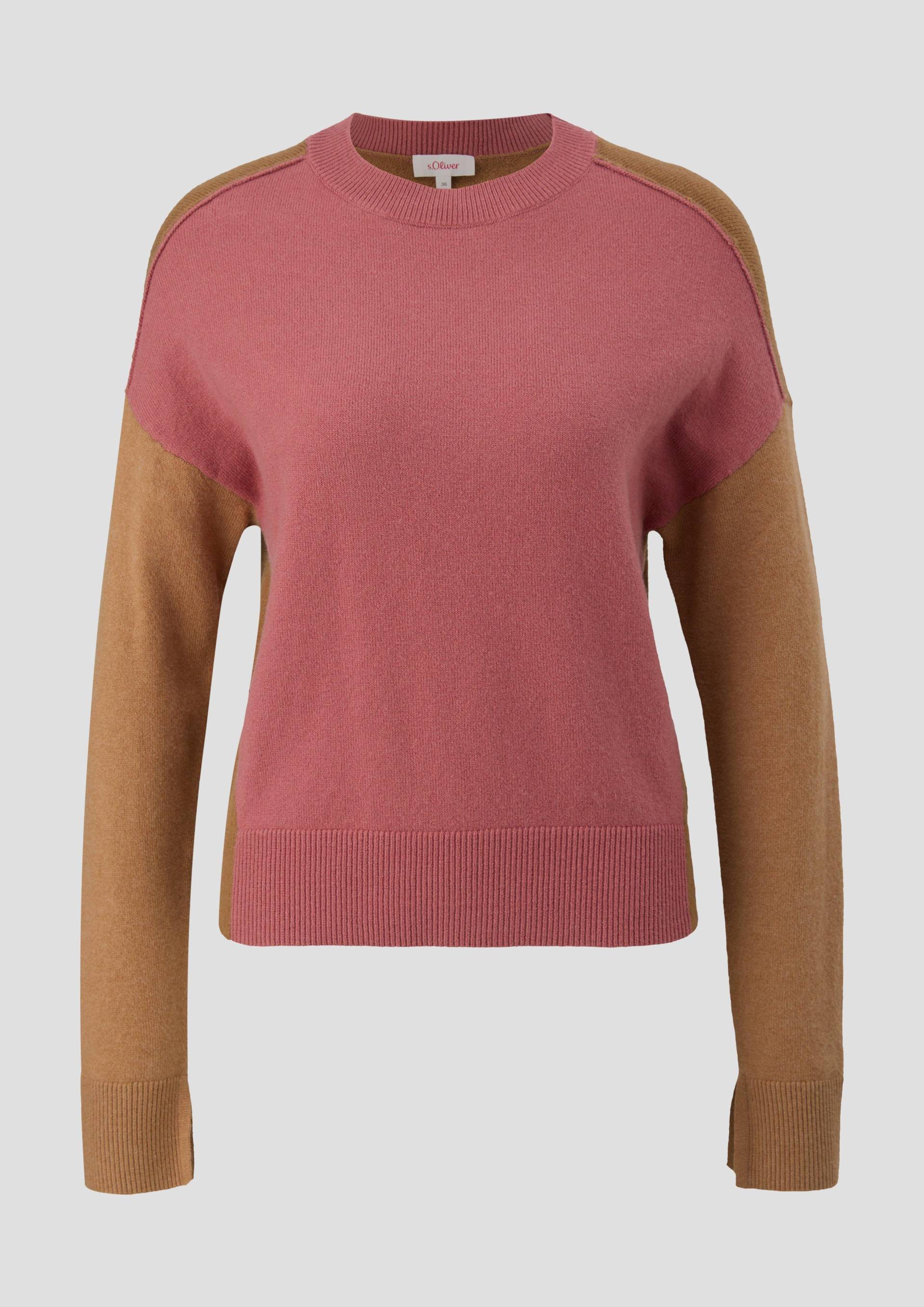 s.Oliver - Pullover aus Wollmix, Damen, Orange von s.Oliver