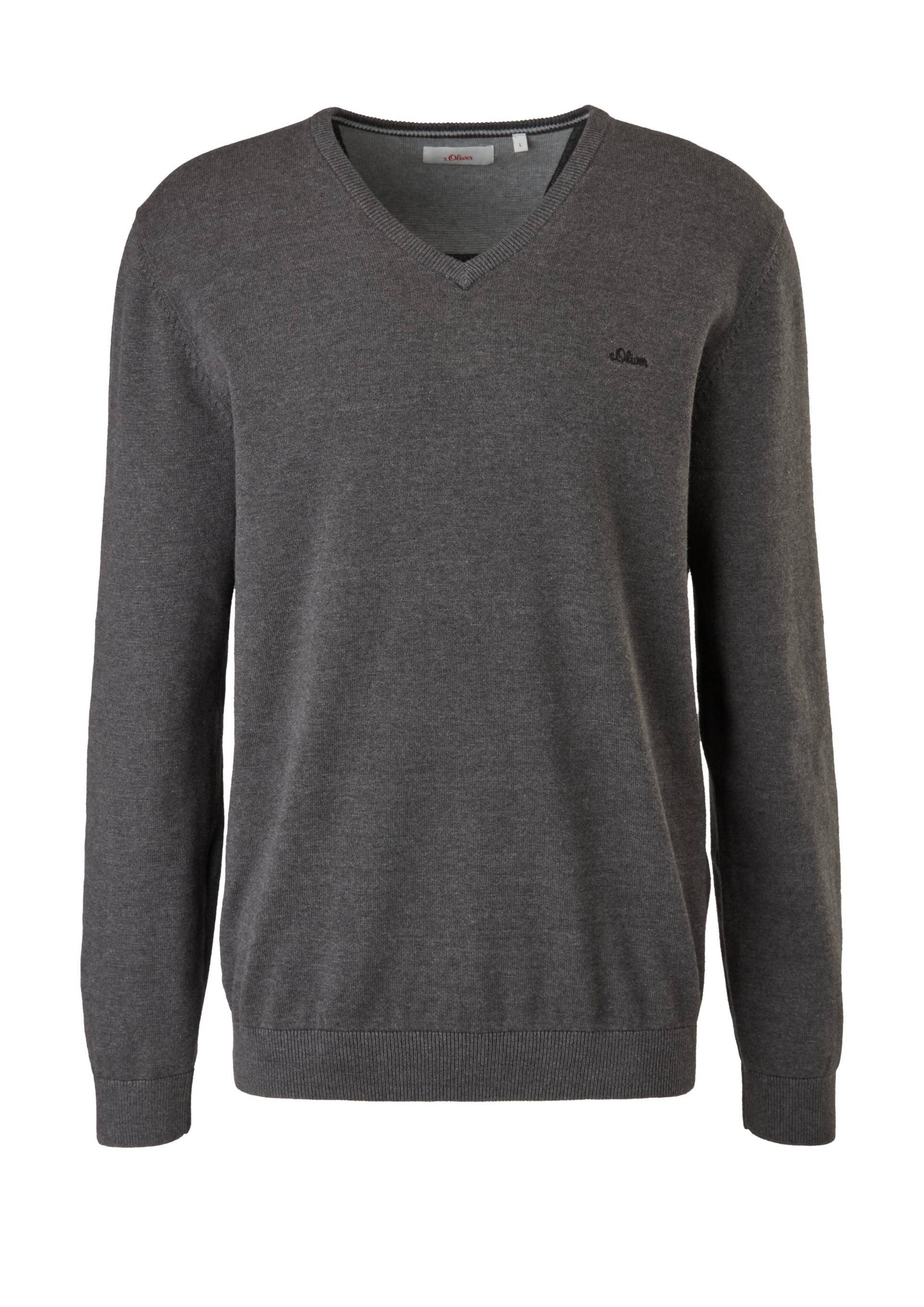 s.Oliver - Pullover grau - Gr. - S von s.Oliver