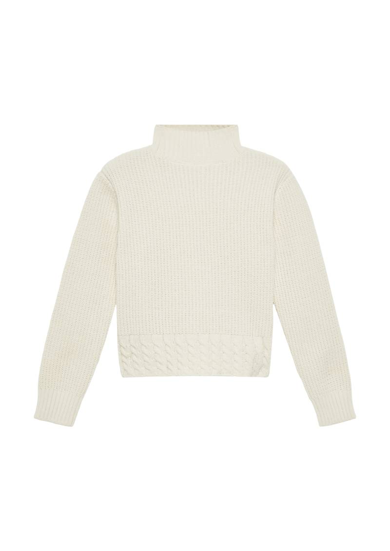 s.Oliver - Pullover im Boxy-Schnitt mit Stehkragen, Mädchen, Beige von s.Oliver
