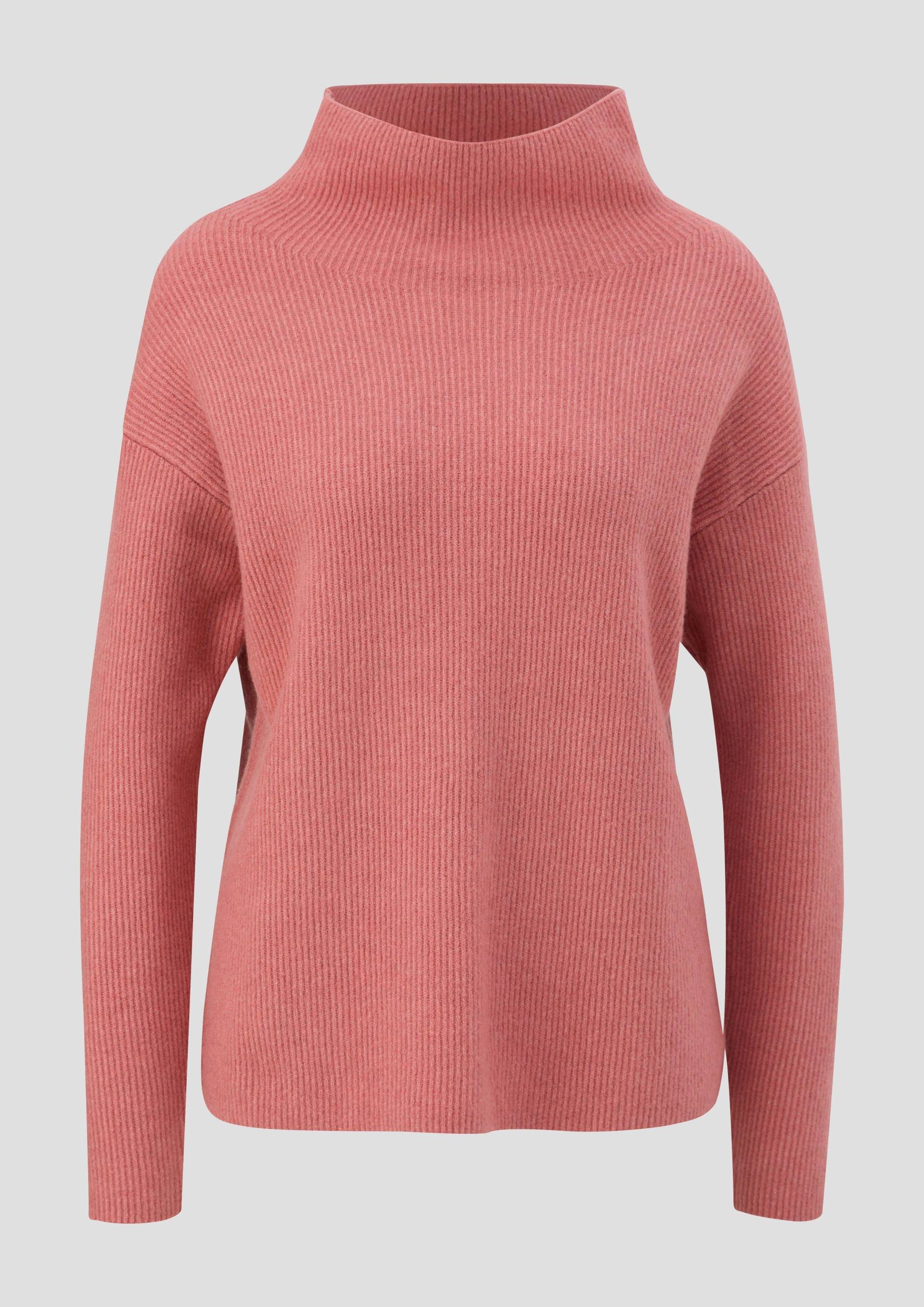 s.Oliver - Pullover in Rippstrick-Qualität, Damen, orange|pink von s.Oliver