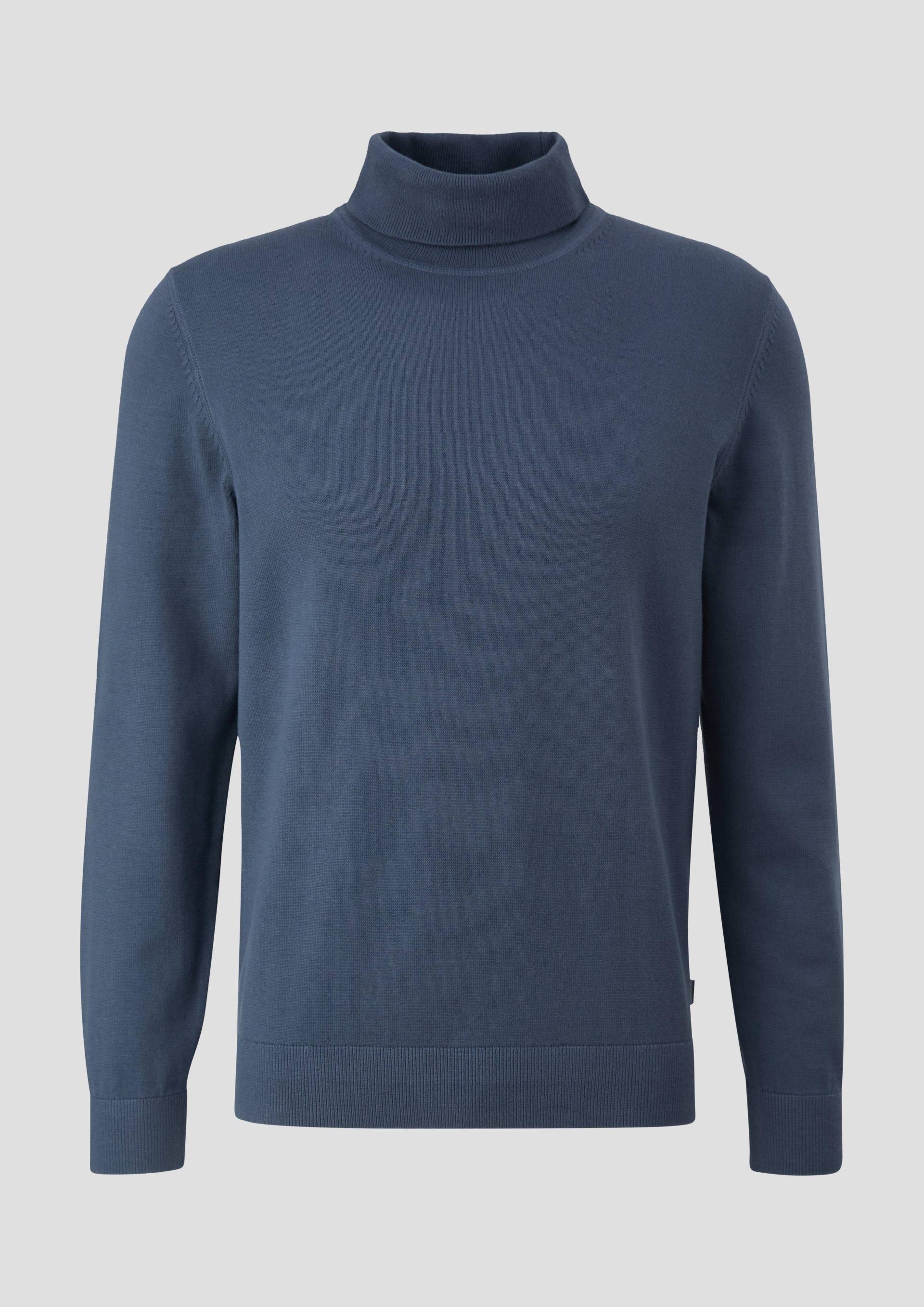 s.Oliver - Pullover mit Rollkragen, Herren, blau von s.Oliver