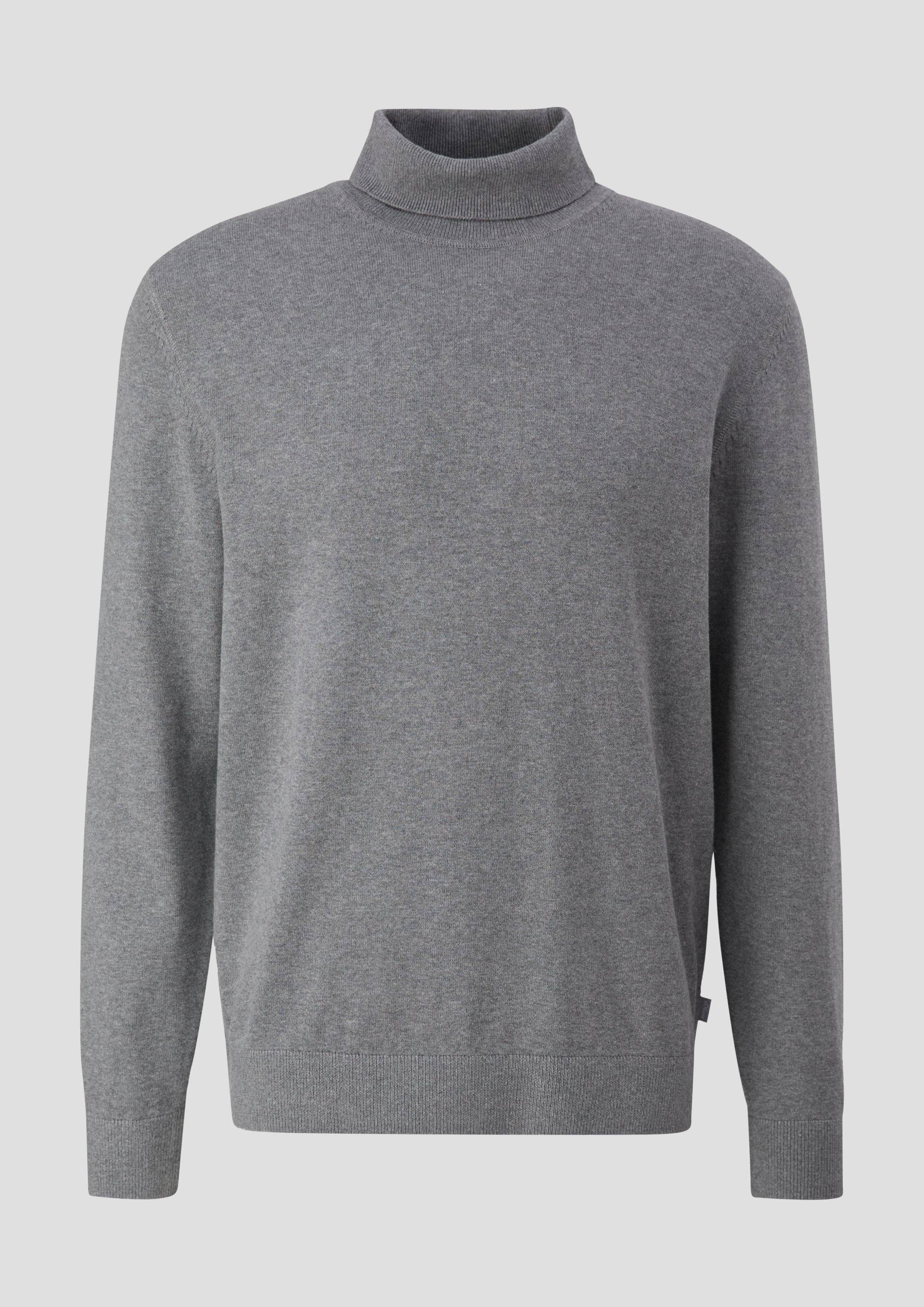 s.Oliver - Pullover mit Rollkragen, Herren, grau von s.Oliver