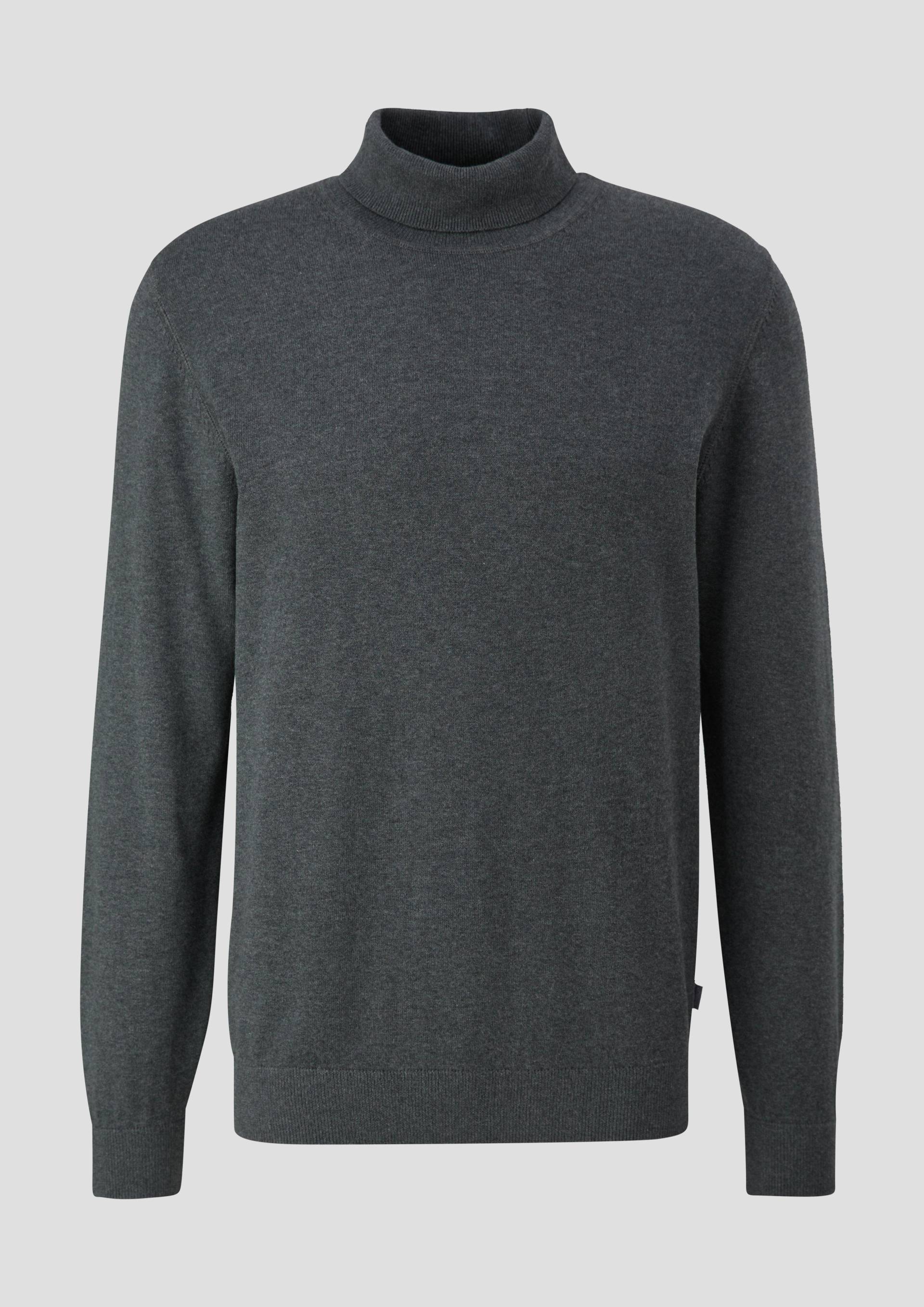 s.Oliver - Pullover mit Rollkragen, Herren, grau von s.Oliver