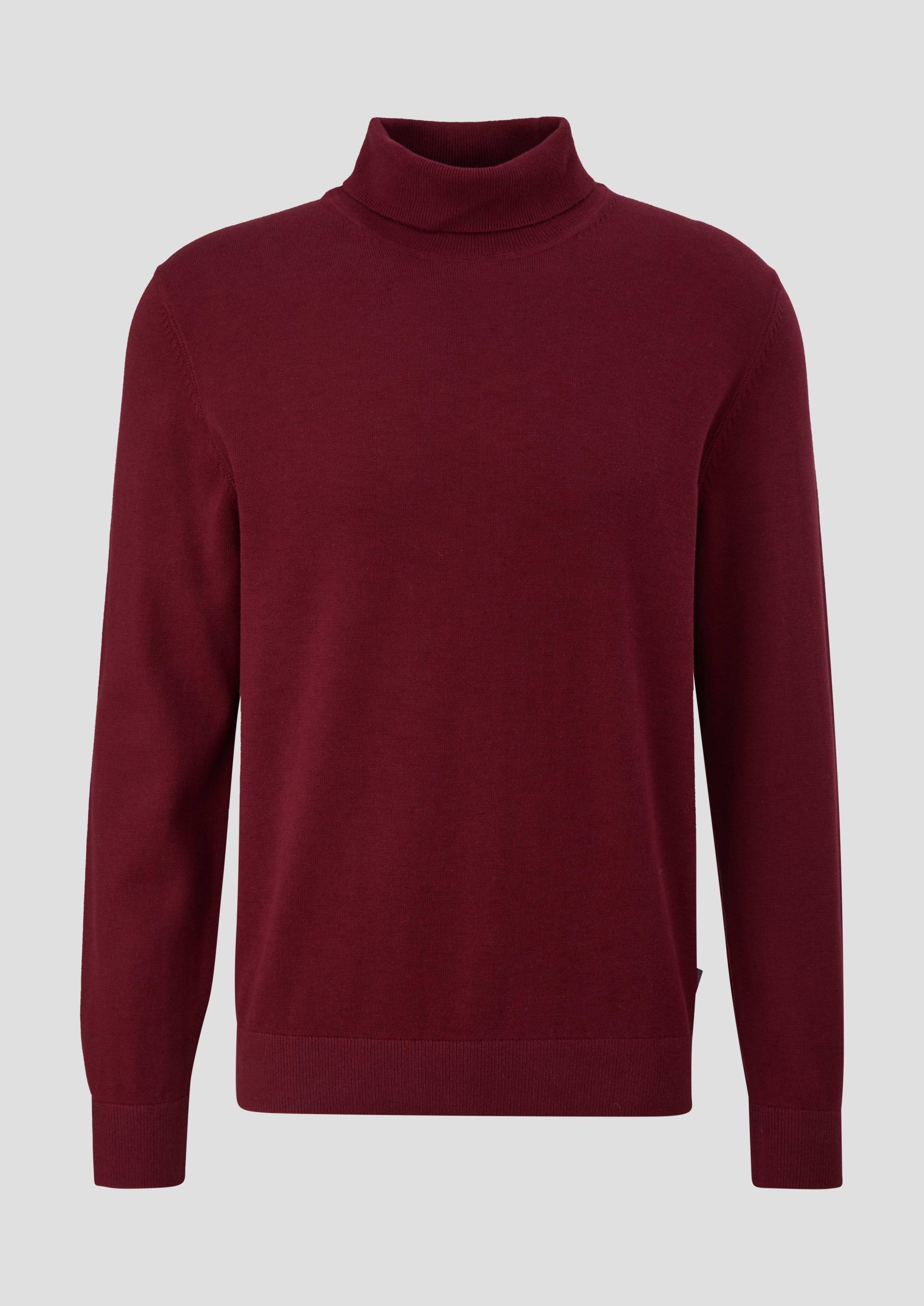 s.Oliver - Pullover mit Rollkragen, Herren, rot von s.Oliver