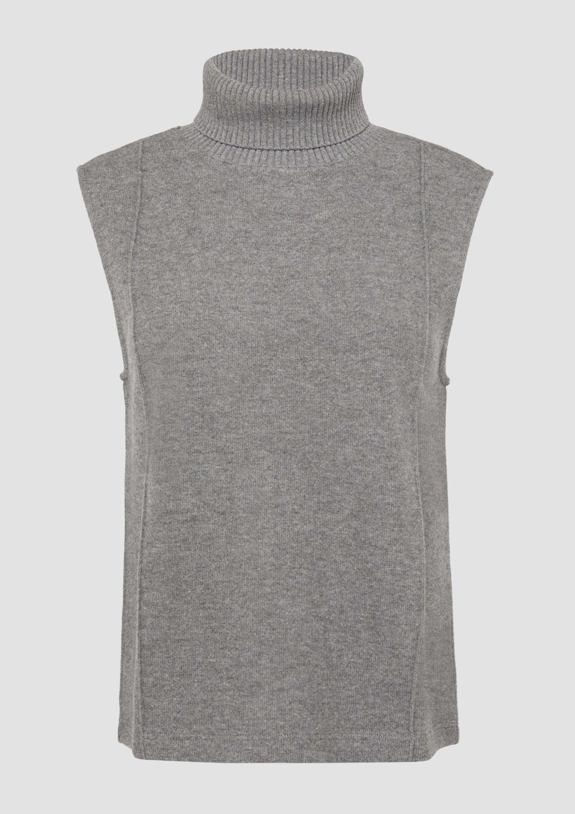 s.Oliver - Pullunder mit Turtleneck, Damen, grau s.Oliver - Pullunder mit Turtleneck, Damen, grau von s.Oliver
