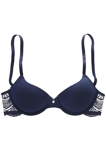 s.Oliver Push-Up-BH aus weichem Material in dunkelblau von s.Oliver