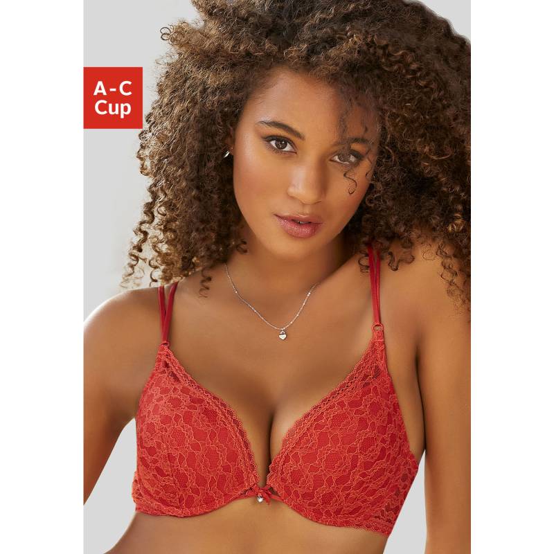 S.OLIVER Push-up-BH Damen rot Gr.70C von s.Oliver