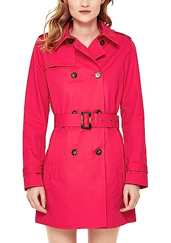 s.Oliver RED LABEL Damen Klassischer Trenchcoat Dazzling pink 38 von s.Oliver